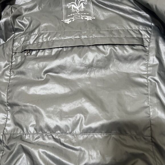 Mackage Dexter Packaway Hooded Windbreaker Bomber Jacket Gray Sz Youth L Kids - Picture 11 of 12